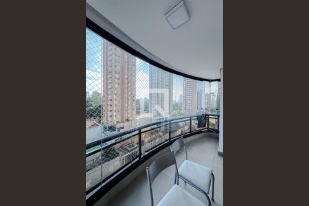 Varanda da Sala de apartamento à venda com 3 quartos, 170m² em Vila Regente Feijó, São Paulo