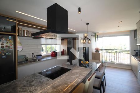 Sala / Cozinha de apartamento à venda com 3 quartos, 96m² em Mandaqui, São Paulo