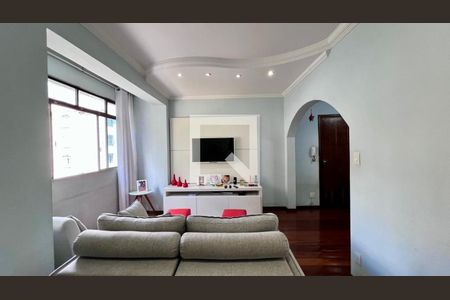 sala  de apartamento à venda com 3 quartos, 95m² em Cidade Nova, Belo Horizonte