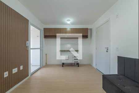 Sala - Cozinha Integrada de apartamento para alugar com 2 quartos, 32m² em Santo Amaro, São Paulo