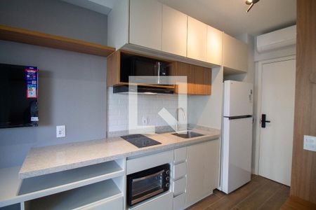 Cozinha de kitnet/studio para alugar com 1 quarto, 30m² em Campo Belo, São Paulo