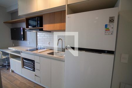 Cozinha de kitnet/studio para alugar com 1 quarto, 30m² em Campo Belo, São Paulo