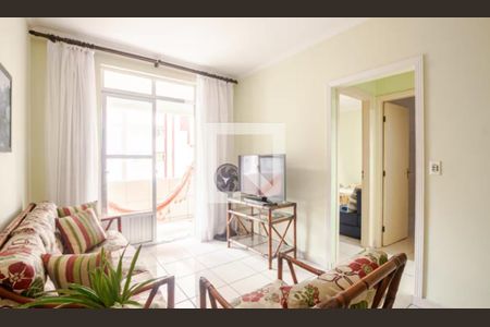 Sala de apartamento para alugar com 1 quarto, 63m² em Guilhermina, Praia Grande