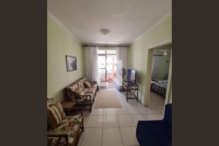 Sala de apartamento para alugar com 1 quarto, 63m² em Guilhermina, Praia Grande
