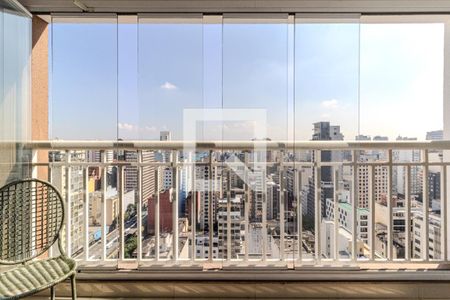 Varanda de apartamento à venda com 2 quartos, 60m² em Vila Buarque, São Paulo