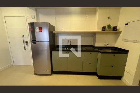 Sala/cozinha de apartamento à venda com 1 quarto, 46m² em Centro, Campinas