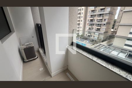 Varanda da Sala/cozinha de apartamento à venda com 1 quarto, 46m² em Centro, Campinas