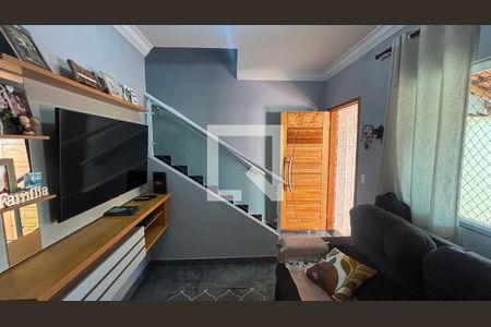 Sala de apartamento à venda com 2 quartos, 63m² em Jardim do Estádio, Santo André