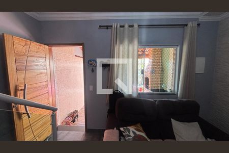Sala de apartamento à venda com 2 quartos, 63m² em Jardim do Estádio, Santo André