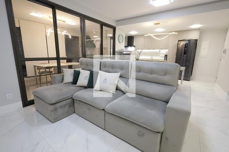 Sala de apartamento à venda com 3 quartos, 117m² em Vila Assunção, Santo André