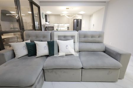 Sala de apartamento à venda com 3 quartos, 117m² em Vila Assunção, Santo André