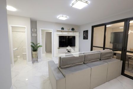 Sala de apartamento à venda com 3 quartos, 117m² em Vila Assunção, Santo André