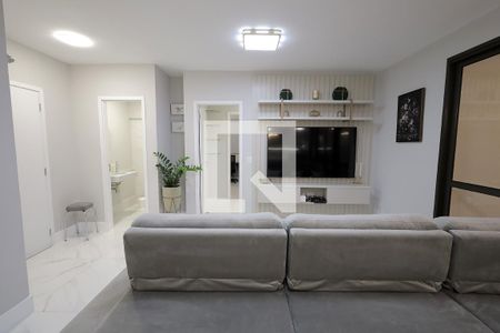 Sala de apartamento à venda com 3 quartos, 117m² em Vila Assunção, Santo André