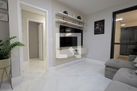 Sala de apartamento à venda com 3 quartos, 117m² em Vila Assunção, Santo André