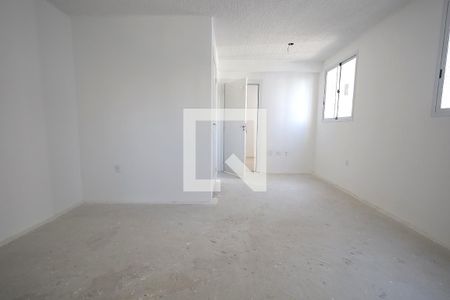 Sala, cozinha, área de serviço de apartamento à venda com 1 quarto, 37m² em Jardim, Santo André