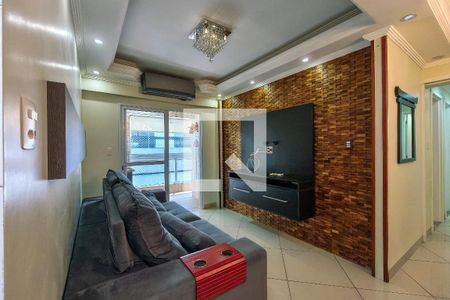 Sala de apartamento para alugar com 2 quartos, 84m² em Canto do Forte, Praia Grande