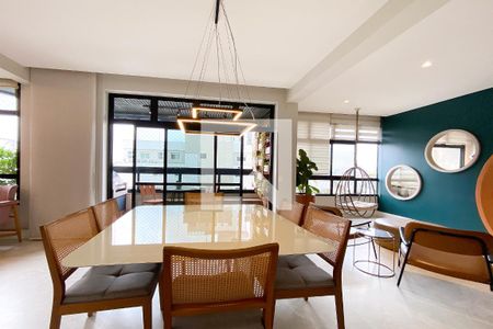 Sala - Jantar de apartamento à venda com 4 quartos, 200m² em Santo Antônio, Belo Horizonte