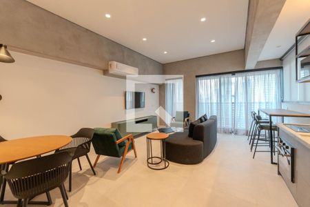 Sala de apartamento para alugar com 2 quartos, 92m² em República, São Paulo