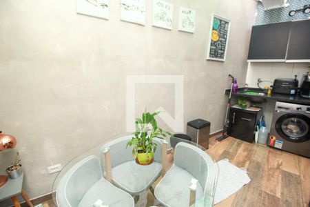 Sala de Jantar de apartamento à venda com 2 quartos, 58m² em Vila Guiomar, Santo André