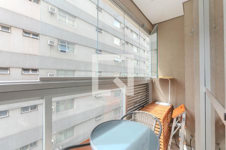 Sacada de kitnet/studio para alugar com 1 quarto, 24m² em Consolação, São Paulo