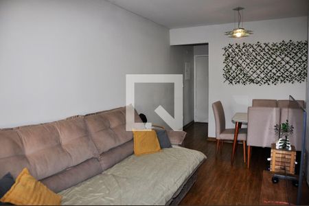 Detalhe - Sala e Sala de Jantar de apartamento à venda com 2 quartos, 60m² em Vila Mangalot, São Paulo