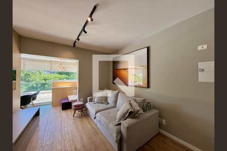 Sala de apartamento para alugar com 1 quarto, 43m² em Cidade Monções, São Paulo