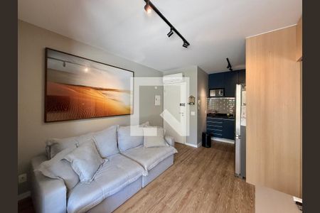 Sala de apartamento para alugar com 1 quarto, 43m² em Cidade Monções, São Paulo