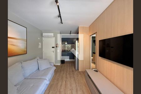 Sala de apartamento para alugar com 1 quarto, 43m² em Cidade Monções, São Paulo