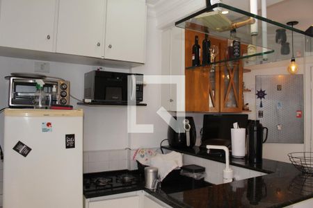 Sala/cozinha de apartamento à venda com 1 quarto, 37m² em Santa Cecilia, São Paulo