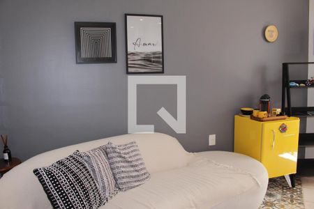 Sala/cozinha de apartamento à venda com 1 quarto, 37m² em Santa Cecilia, São Paulo