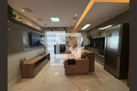 Sala de apartamento à venda com 1 quarto, 69m² em Parque Industrial Tomas Edson, São Paulo
