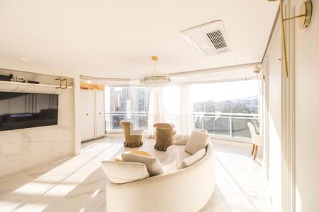 Sala de apartamento para alugar com 2 quartos, 89m² em Residencial Zero (tambore), Barueri