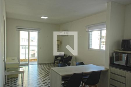 Sala de apartamento para alugar com 2 quartos, 72m² em Ponta da Praia, Santos