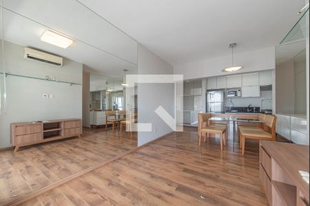 Sala de apartamento à venda com 2 quartos, 64m² em Brooklin, São Paulo