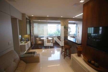 Sala de apartamento à venda com 3 quartos, 83m² em Gutierrez, Belo Horizonte