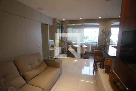 Sala de apartamento à venda com 3 quartos, 83m² em Gutierrez, Belo Horizonte