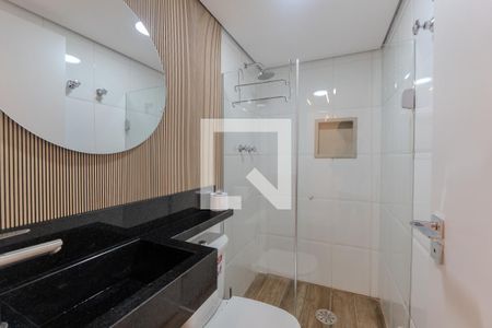 Banheiro de apartamento para alugar com 1 quarto, 50m² em Bela Vista, São Paulo