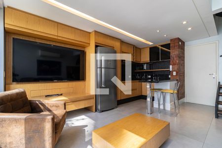 Sala de apartamento para alugar com 1 quarto, 45m² em Vila Nova Conceição, São Paulo