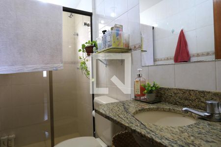 Banheiro da Suíte de apartamento para alugar com 2 quartos, 68m² em Nova Vista, Belo Horizonte