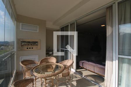 Sala - Varanda de apartamento à venda com 4 quartos, 166m² em Barra Olímpica, Rio de Janeiro