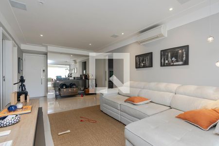 Sala de apartamento à venda com 3 quartos, 138m² em Brooklin, São Paulo