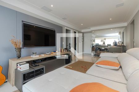 Sala de apartamento à venda com 3 quartos, 138m² em Brooklin, São Paulo