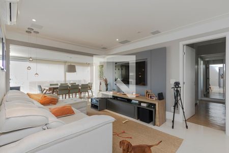 Sala de apartamento à venda com 3 quartos, 138m² em Brooklin, São Paulo