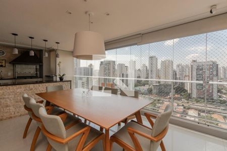 Varanda de apartamento à venda com 3 quartos, 138m² em Brooklin, São Paulo