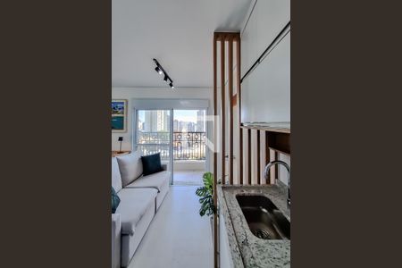 Sala/cozinha de kitnet/studio para alugar com 1 quarto, 30m² em Vila Dom Pedro I, São Paulo