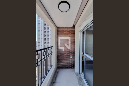 Varanda da Sala/cozinha de kitnet/studio para alugar com 1 quarto, 30m² em Vila Dom Pedro I, São Paulo