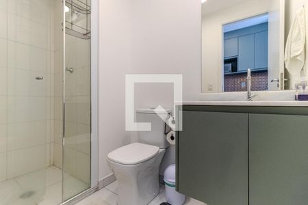 Banheiro de kitnet/studio à venda com 1 quarto, 24m² em Consolação, São Paulo