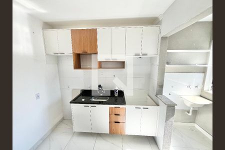 Cozinha de apartamento para alugar com 2 quartos, 32m² em Carandiru, São Paulo