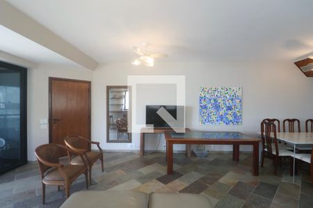 Sala de apartamento para alugar com 4 quartos, 280m² em Jardim Asturias, Guarujá