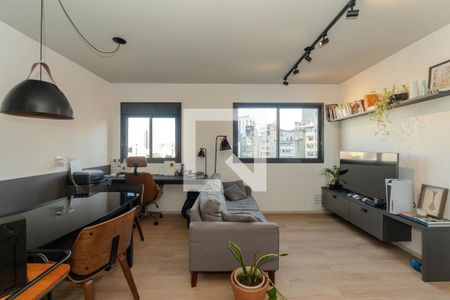 Sala de apartamento para alugar com 1 quarto, 36m² em Bela Vista, São Paulo